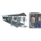 Mobile milking parlour system for 50-100 cows