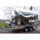 Mobile milking parlour system for 50-100 cows